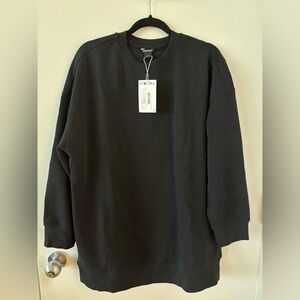 ASOS Monki Long Sleeve Oversized Crewneck Sweatshirt | Size: S | Color: Black